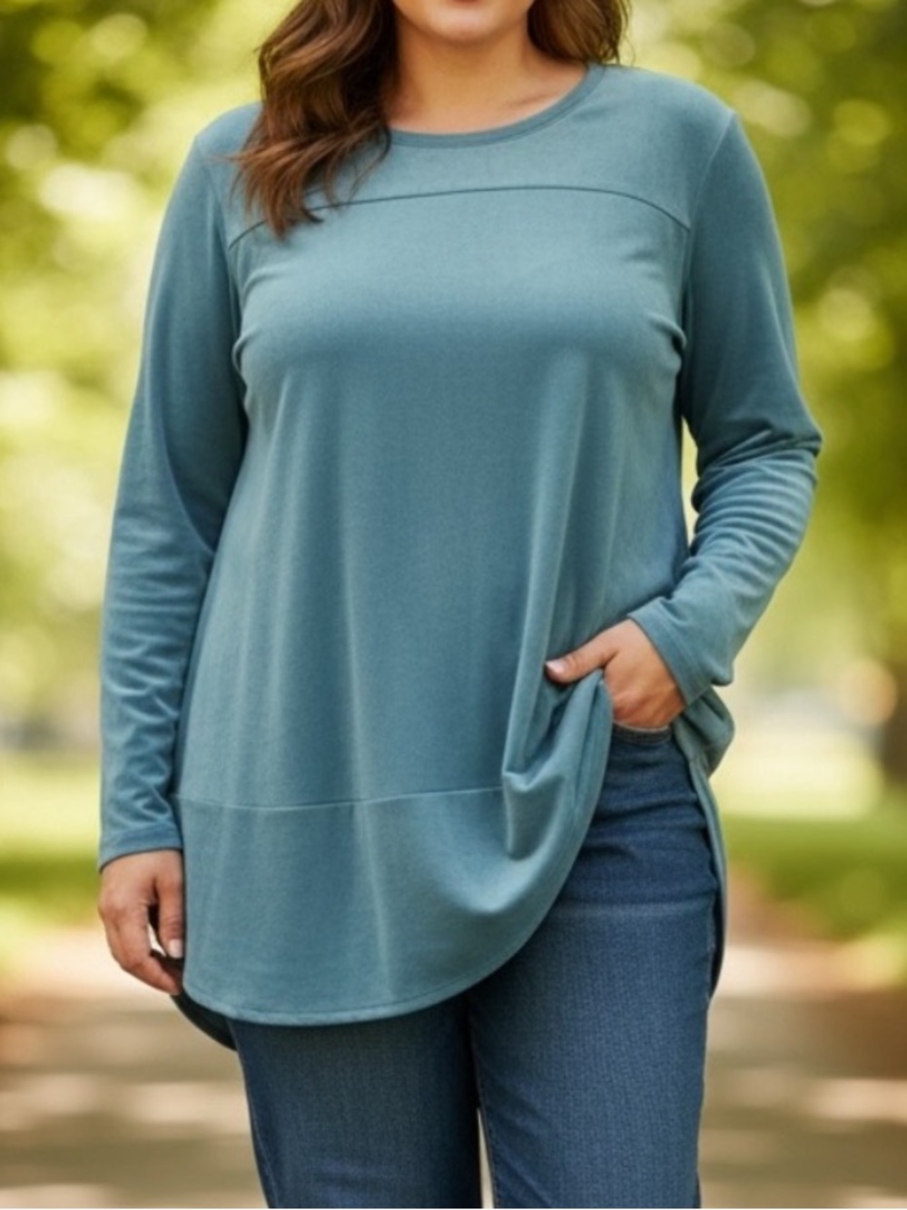 Terra & Sky pink tunic Top